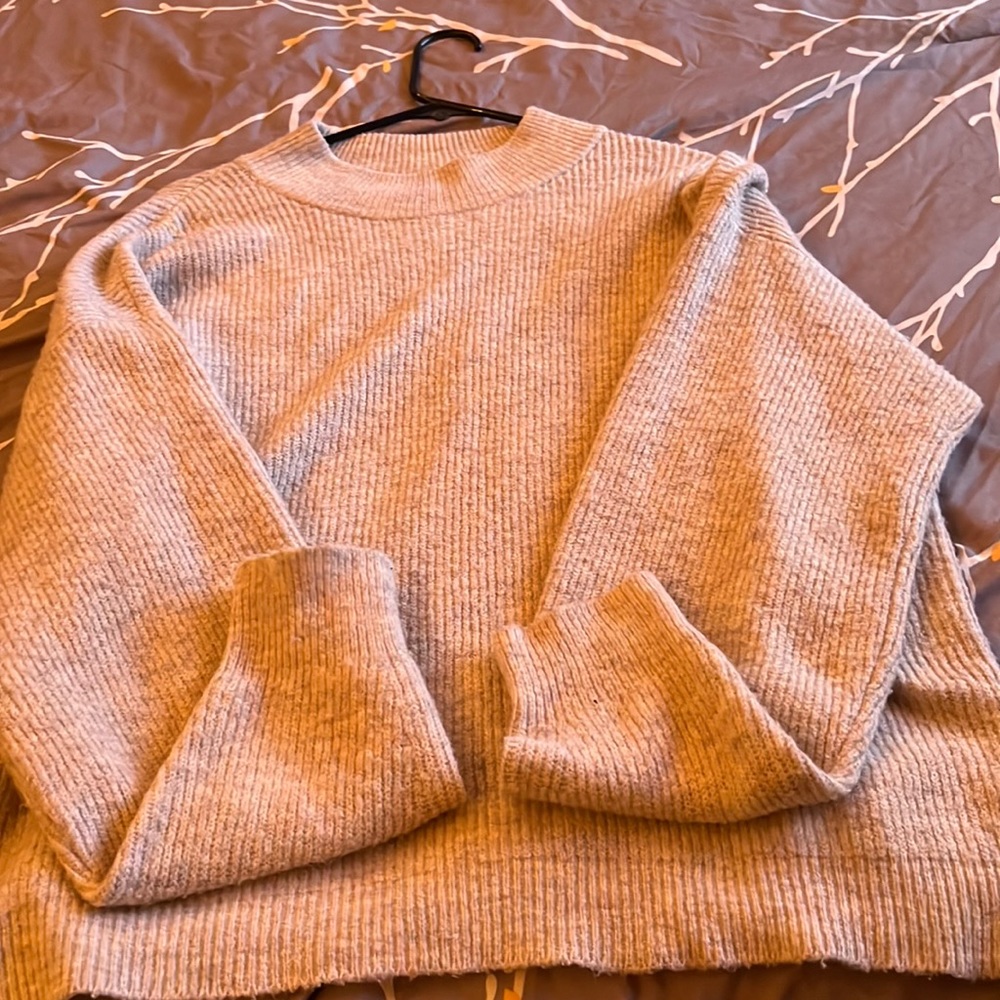 Leith Sweaters | Leith | Pullover Knit Sweater | Color: Cream | Size: L